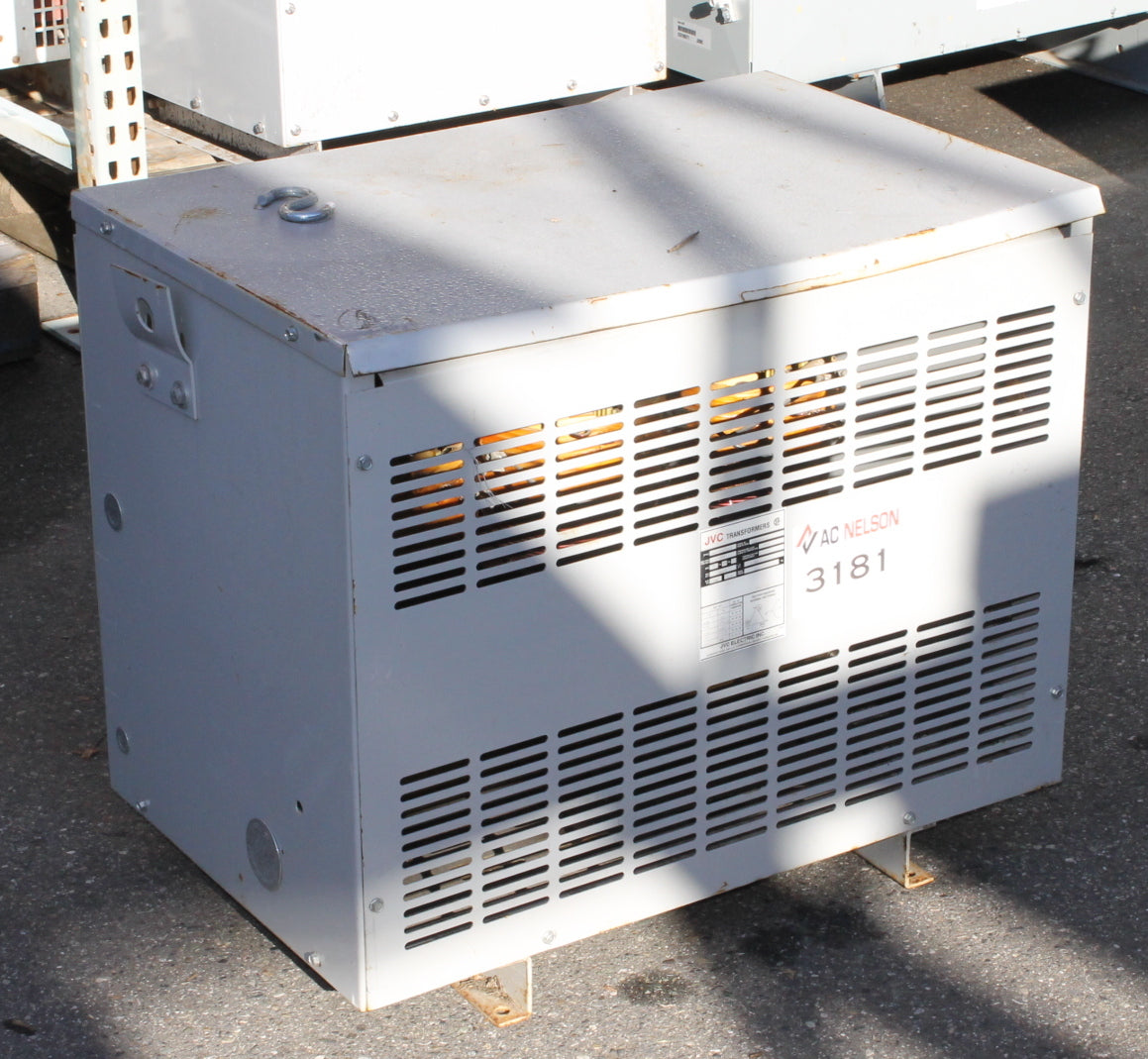 75 kVA JVC Reconditioned Transformer 600-380/220V Cat No DH3-75C-26C SKU 3181