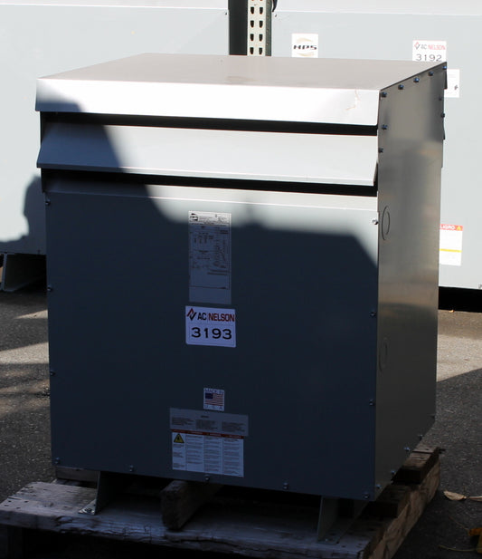 225 kVA HPS Reconditioned Transformer 600-240/139V Cat No 228645 SKU 3193