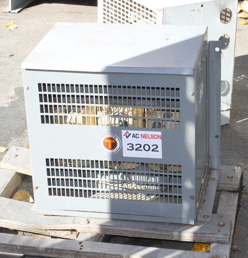 75 kVA TRACON Reconditioned Transformer 480-230V Cat No 3TA1185 SKU 3202