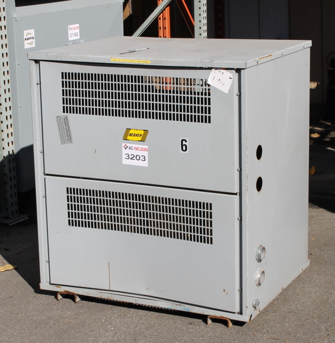 225 kVA REX Reconditioned Transformer 600-600/347V Cat No BA225JQ/B SKU 3203