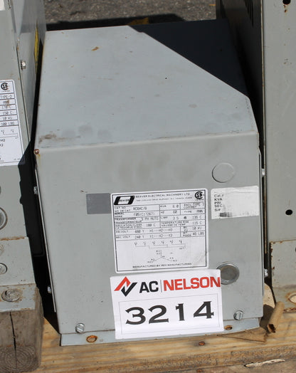 6 kVA REX Reconditioned Transformer 480-240V Cat No RC6HC/B SKU 3214