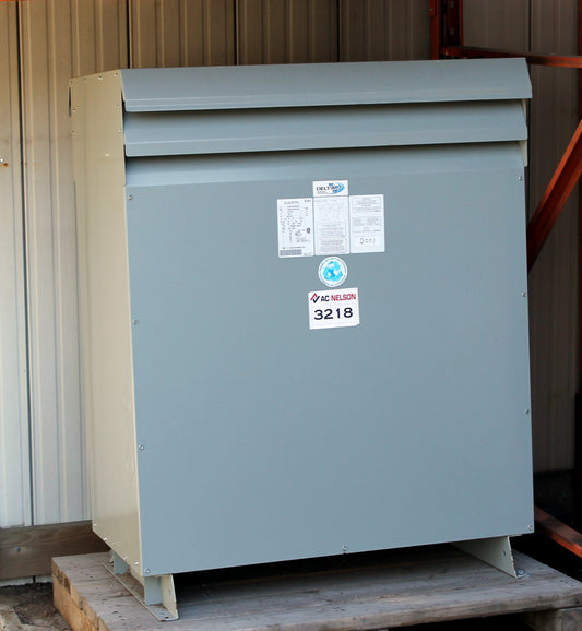 112.5 kVA DELTA Reconditioned Transformer 600-240/138V Cat No CD3A0112VKA6CIBD SKU 3218