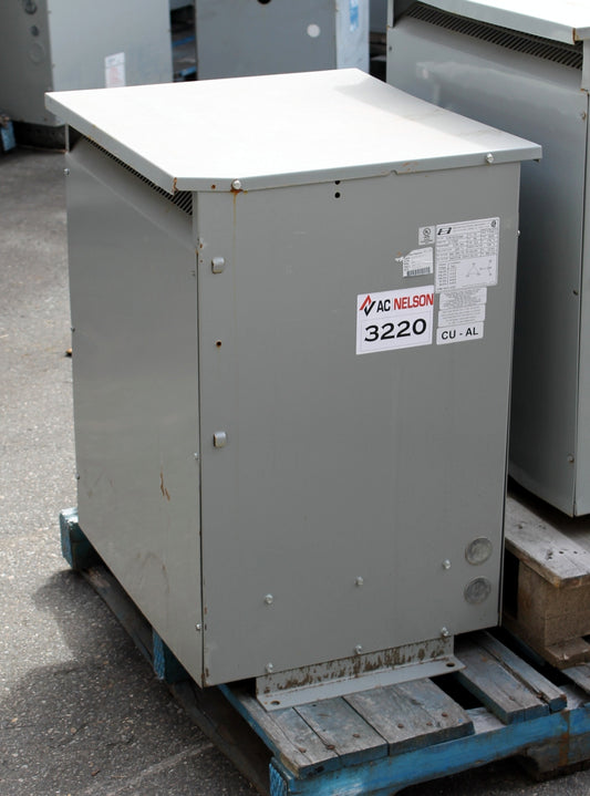 75 kVA REX Reconditioned Transformer 600-240/139V Cat No TVR75T-K34A SKU 3220