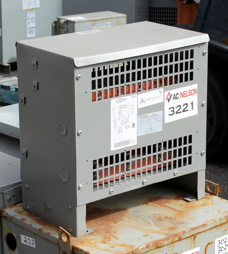 45 kVA DELTA Reconditioned Transformer 230/133-208/120V Cat No CATC0045JAH6XXCA SKU 3221