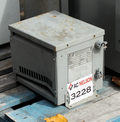 10 kVA REX Reconditioned Transformer 600-480V Cat No R10JH SKU 3228