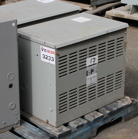 45 kVA JVC Reconditioned Transformer 600-252/230V Cat No DH3-45C-8C SKU 3233