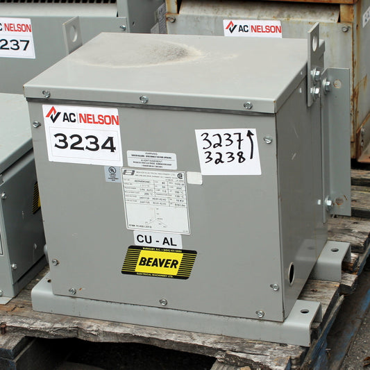 45 kVA REX Reconditioned Transformer 240/139-208/120V Cat No AER45KH4C SKU 3234