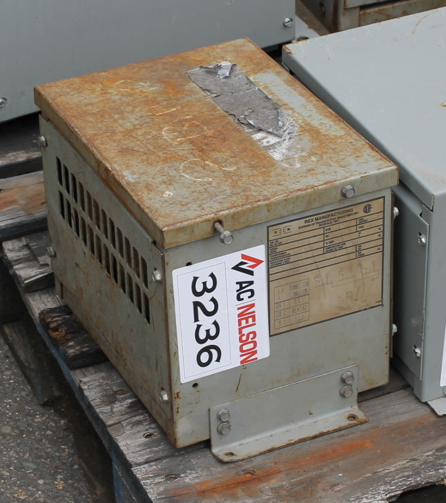 10 kVA REX Reconditioned Transformer 600-480V Cat No AVR10T54C SKU 3236