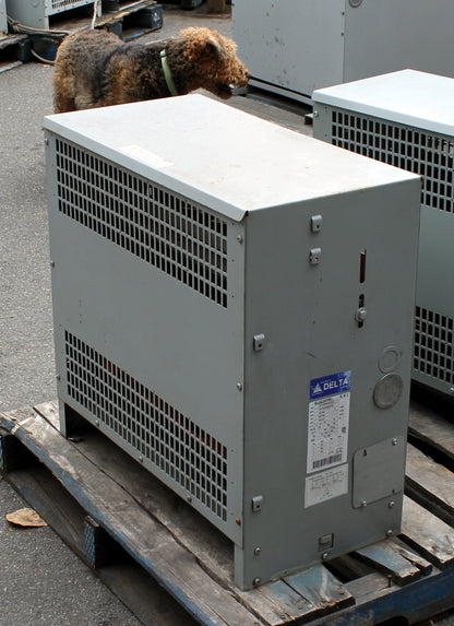 225 kVA DELTA Reconditioned Transformer 600-480/277V Cat No CAT00225VRA6XXCA SKU 3249