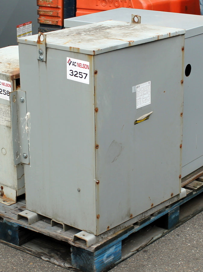 37.5 kVA REX Reconditioned Transformer 480-120/240V Cat No SC37H-K/EP/B SKU 3257