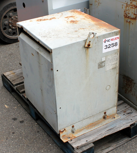 37.5 kVA REX Reconditioned Transformer 208-230V Cat No SC37BC1 SKU 3258