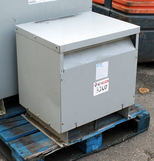 25 kVA REX Reconditioned Transformer 240-600V Cat No SA25C-J/E3R/23 SKU 3260