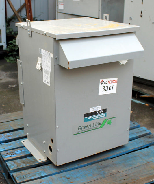 75 kVA REX Reconditioned Transformer 480/277-240/139V Cat No B75-3480240-2 SKU 3261