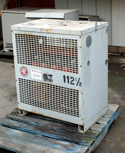 112.5 kVA MARCUS Reconditioned Transformer 600-240/139V Cat No 8545-105 SKU 3270