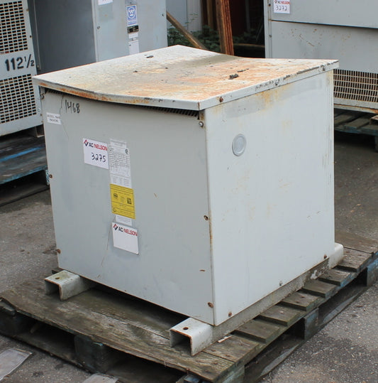 93 kVA FARGO Reconditioned Transformer 480-400/231V Cat No DA93XNI/K4/FE SKU 3275