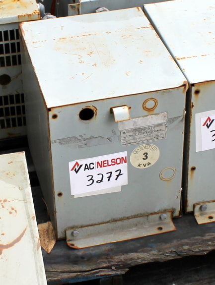 3 kVA HPS Reconditioned Transformer 240-480V Cat No KF3 SKU 3277