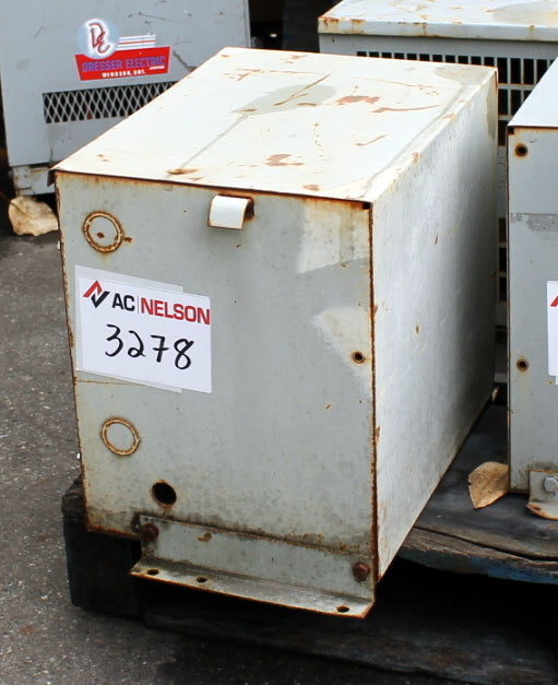 3 kVA HPS Reconditioned Transformer 600-208V Cat No KC3 SKU 3278