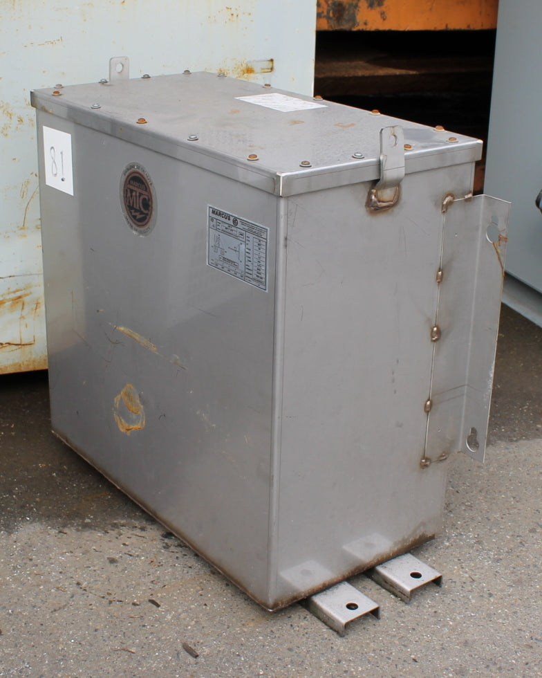 20 kVA MARCUS Reconditioned Transformer 480-480/277V Cat No RETMD120D425B530A-4-SS-EUR SKU 3298