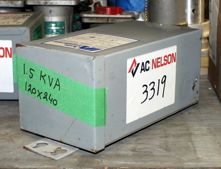 1.5 kVA ACME Reconditioned Transformer 120/240-12/24V Cat No T-1-11684 SKU 3319