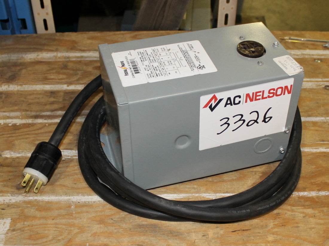 0.5 kVA FPL Reconditioned Transformer 240x240-12/24V Cat No K1XGF12-0.5 SKU 3326