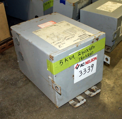 5 kVA C/H Reconditioned Transformer 240/480-120/240V Cat No S20N11S05N SKU 3339