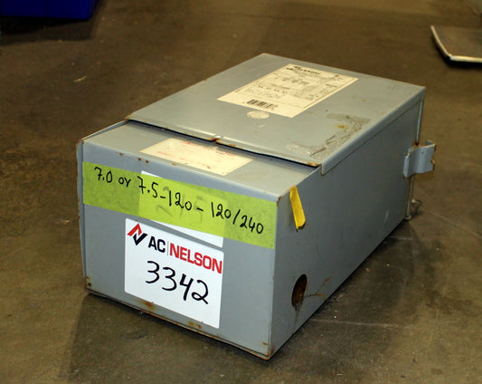 7 kVA HPS Reconditioned Transformer 120-120/240V Cat No Q007AEKF SKU 3342