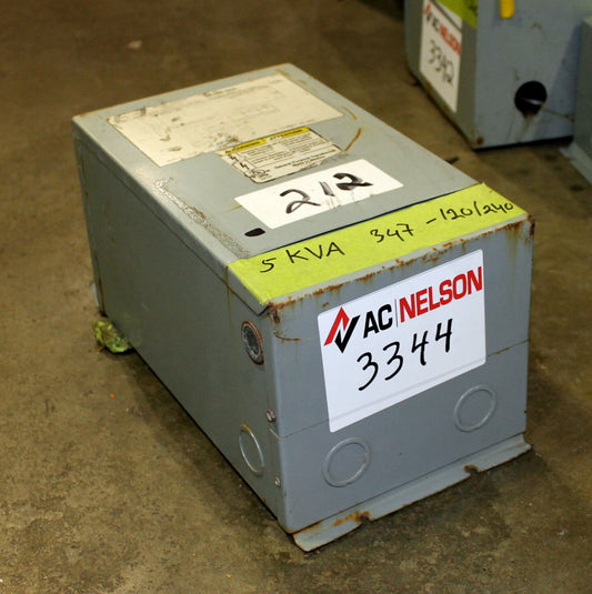 5 kVA BEAVER Reconditioned Transformer 347-120/240V Cat No SEJ5N-G8A SKU 3344