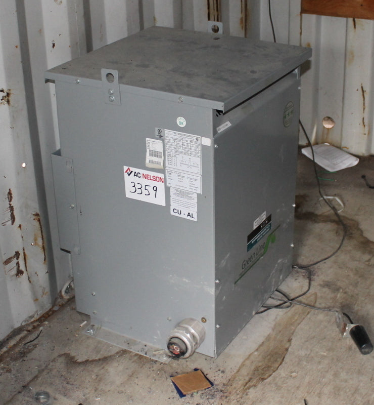 50 kVA REX Reconditioned Transformer 480-120/240V Cat No SA50H-K/Z3 SKU 3359