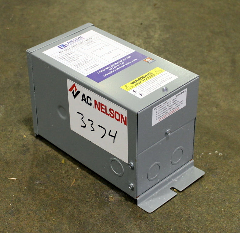 5 kVA Larson Reconditioned Transformer 240-208V Cat No MT-BBT-240-208 SKU 3374