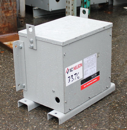 6 kVA REX Reconditioned Transformer 600-120/208V Cat No BC6JM/EP/50 SKU 3376