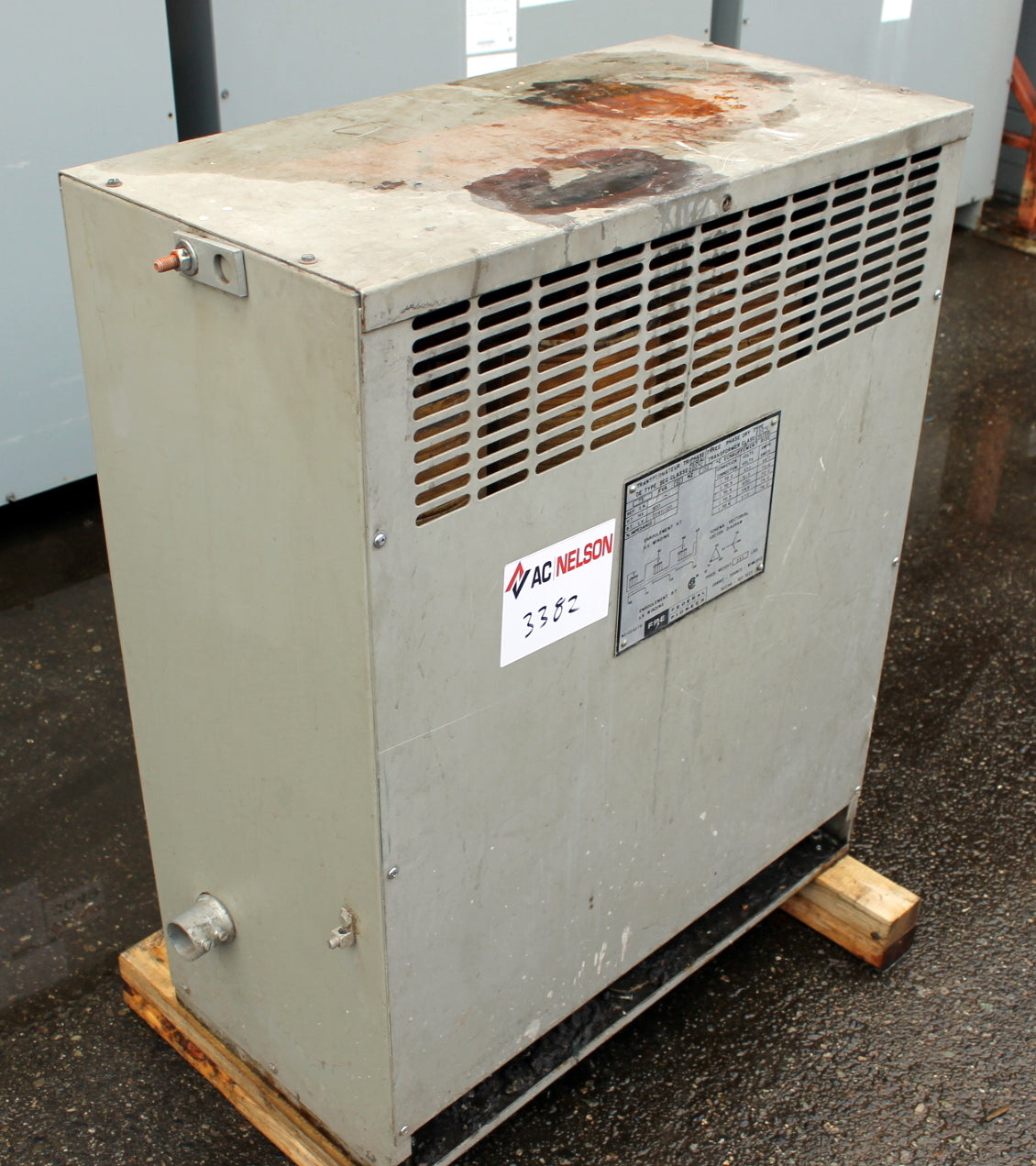 75 kVA FPE Reconditioned Transformer 600-120/208V Cat No 50609-29 SKU 3382