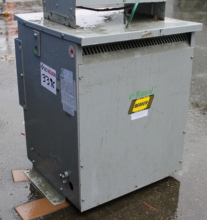 37.5 kVA Rex Reconditioned Transformer 600-120/240V Cat No SA37JK/Z/B SKU 3396