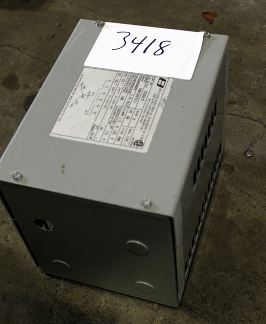 6 kVA Rex Reconditioned Transformer 240-208V Cat No RC6CB/B SKU 3418
