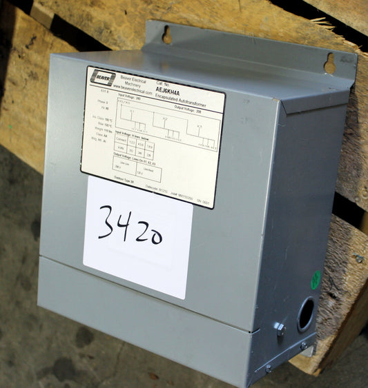 6 kVA Rex Reconditioned Transformer 240-208V Cat No AEJ6KH4A3 SKU 3420