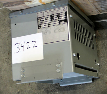 3 kVA Rex Reconditioned Transformer 120/240-120/240V Cat No S3KK SKU 3422