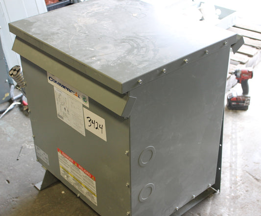 75 kVA Delta Reconditioned Transformer 600-120/208V Cat No DA6075V SKU 3424