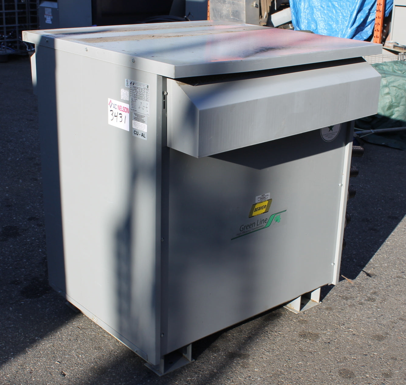 300 kVA Rex Reconditioned Transformer 600-120/208V Cat No TVR300T-H34A SKU 3431