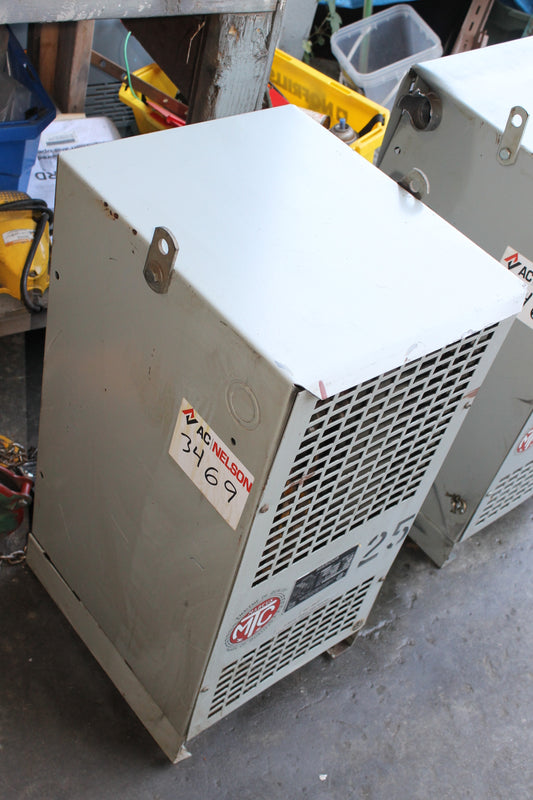 25 kVA Marcus Reconditioned Transformer 480-120/240V Cat No 13051-585 SKU 3469