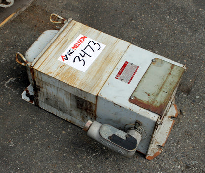10 kVA GE Reconditioned Transformer 480/240-120/240V Cat No 11M23 SKU 3473